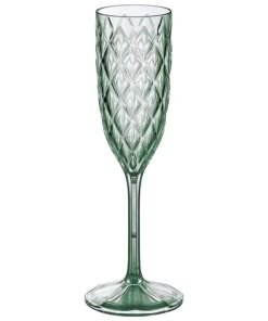 COPA CHAMPAGNE ACRILICO CAROL 200ML VERDE ESMERALD