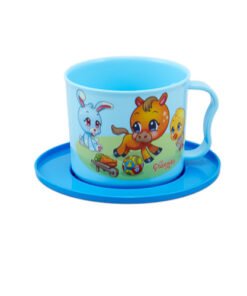 TAZA PLASTICA C/PLATO GJ14-2P