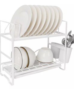 SECAPLATOS AC.INOX BLANCO DOBLE CHICO HUDSON