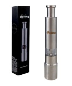 PIMENTERO AC.INOX.C/BOTON PULSADOR HUDSON