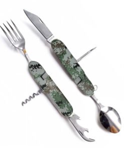 SET CUBIERTOS PLEGLABES CAMUFLADO XF23030