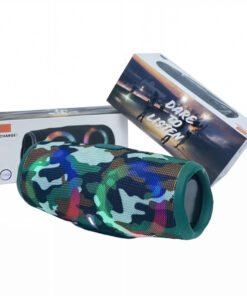 PARLANTE PORTATIL C/BLUETOOTH Y RGB CAMUFLADO 127