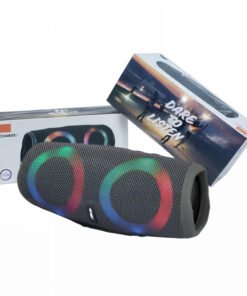 PARLANTE PORTATIL C/BLUETOOTH Y RGB GRIS XF23127