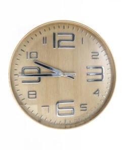 RELOJ PARED 27C SIMIL MADERA Nº NEGROS XF23213