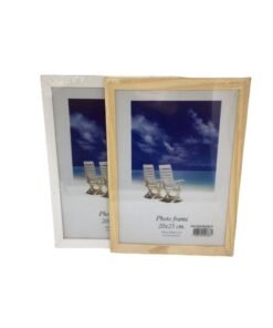 PORTAFOTO 20X25 M/MADERA/BLANCA FINO 03