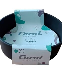 MOLDE P/TORTA 20.5X6C CAROL SILICONA NEGRO