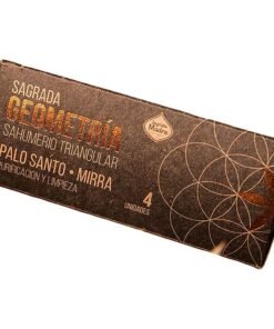 SAHUMERIO TRIANGULAR PALO SANTO-MIRRA SAGRADA MADR