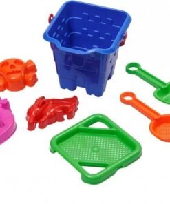 BALDE CUADRADO 18C CASTILLO + 3 MOLDES + 2 PALAS