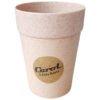 VASO PLAST.420ML CAROL DAMASCO AREIA