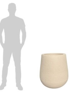 MACETA PLAST.MATE RUSTICA 30C ARENA