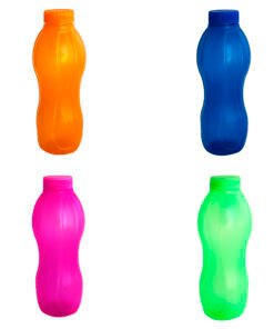 BOTELLA PLAST.TAPA PLANA COLOR 500CC