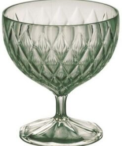 COPA POSTRE ACRILICO CAROL 350ML VERDE ESMERALDA