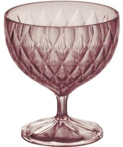 COPA POSTRE ACRILICO CAROL 350ML ROSA