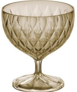 COPA POSTRE ACRILICO CAROL 350ML AMBAR