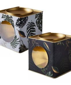 LATA CUAD.PANETONE 16X16C C/VISOR HOJAS