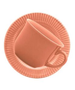 TAZA TE 200CC C/PLATO CANELE SALMON BIONA