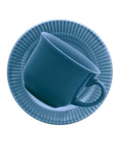 TAZA TE 200CC C/PLATO CANELE AZUL BIONA