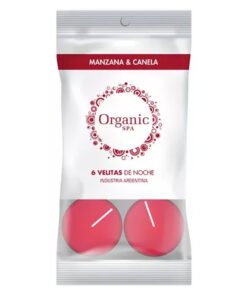 VELITA NOCHE ORGANIC SPA MANZANA & CANELA X6