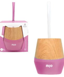 MATE MIJO PINTADO C/BOMB.METAL ROSA