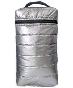 MOCHILA MATERA MATELASE PLATEADO