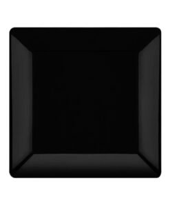 PLATO POSTRE 20C CUADRADO NEGRO OXFORD