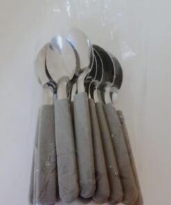 CUCHARA TE CAROL X12 M/GRIS AREIA SIN BLISTER