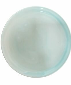 PLATO POSTRE 20C LINEA 100 VERDE RULO PASTEL