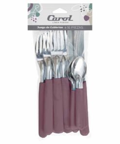 JGO.CUBIERTOS X16 CAROL M/BORRAVINO FUSION