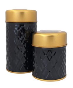 SET YERBA + AZUCAR C/V.TRENZA T/DORADA NEGRO