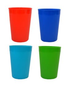VASO PLASTICO COLOR 11C 250CC