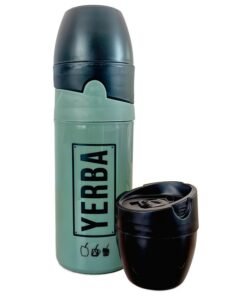SET YERBERA + AZUCARERA DUET DARK VERDE SAGE