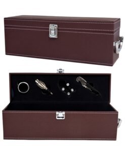 CAJA MAD.BOT.+4 ACCES.VINO 71271