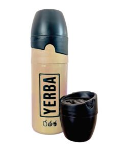 SET YERBERA + AZUCARERA DUET DURAZNO C/GLITER