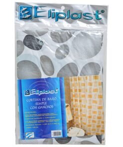 CORTINA BAÑO SIMPLE LIV.180X180C ELIPLAST 10