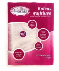 BOLSA MULTIUSO ZIPPER 25X35C X5U HORNAL