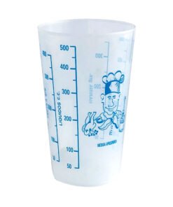 VASO C/MED.CRISTAL FLEXIBLE 500ML YESI 309001