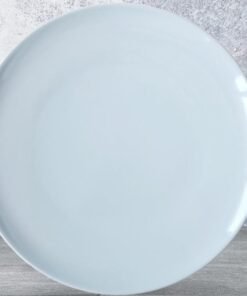 PLATO PLAYO 25C LISO MELAMINA BLANCA