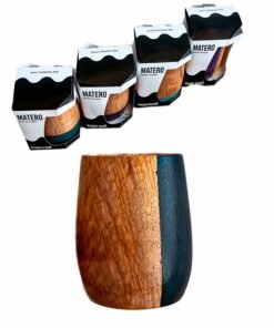 MATE BOMBE MADERA PINTADO