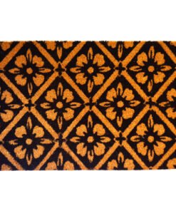 FELPUDO COCO ROMBOS FLORES 40X60C